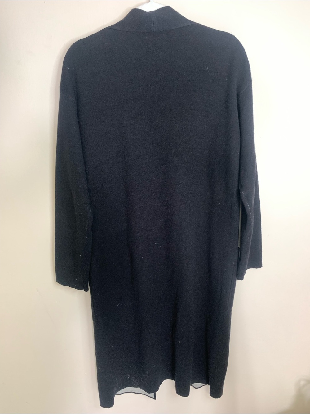 Babaton Lance Black Wool Blend Long Cardigan M - Picture 6 of 11